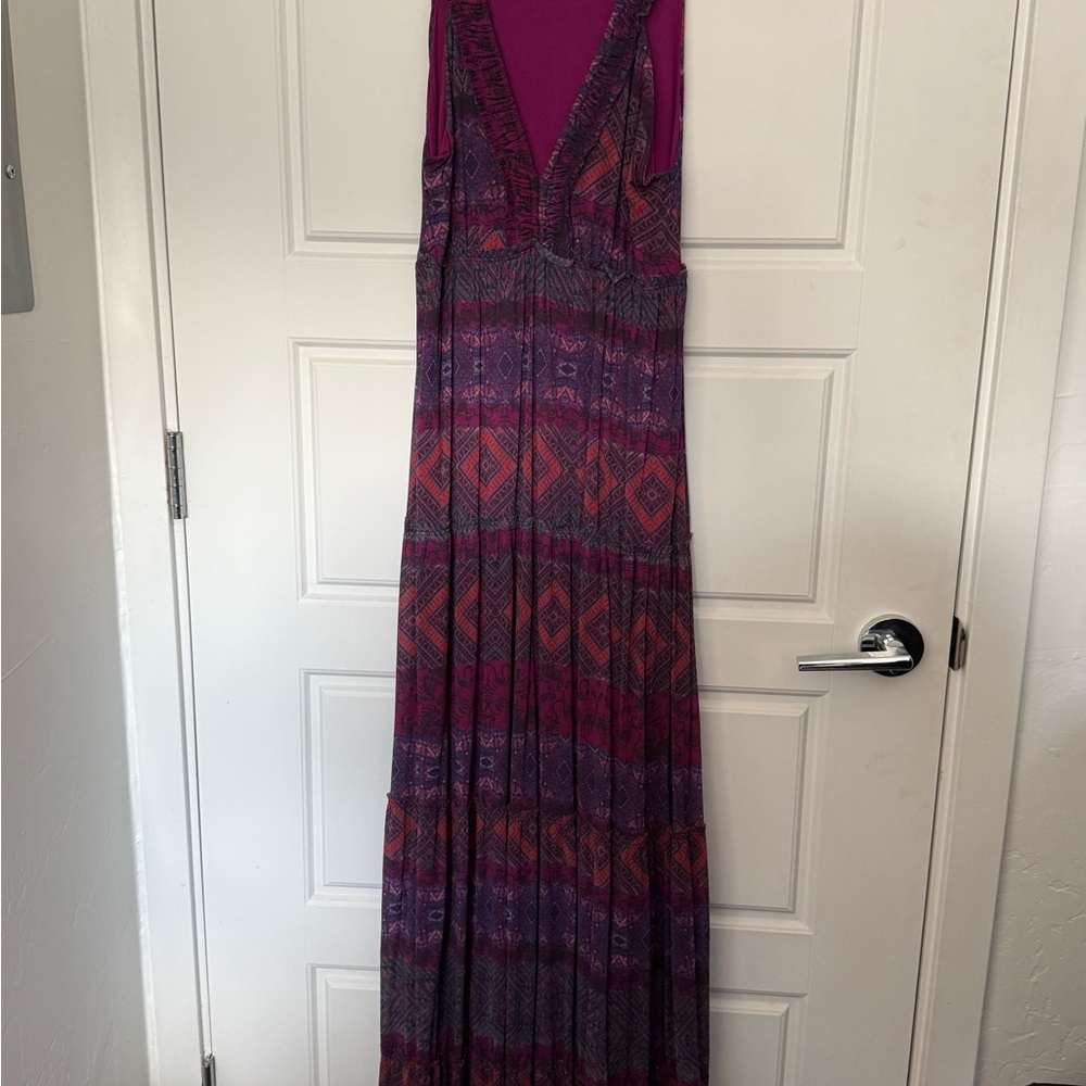 Chic Multicolor Maxi Dress